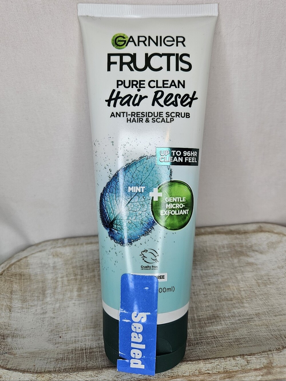 Garnier Fructis Pure Clean Hair Reset Anti-Residue Scalp Scrub 6.8oz NWT